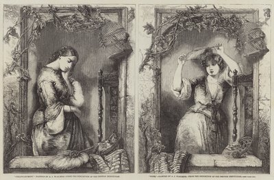 Exhibition of the British Institution by Arthur Joseph Woolmer